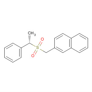 88766-05-6  Naphthalene, 2-[[(1-phenylethyl)sulfonyl]methyl]-, (S)-