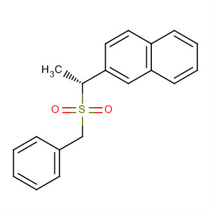 88766-07-8  Naphthalene, 2-[1-[(phenylmethyl)sulfonyl]ethyl]-, (R)-