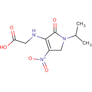 88767-04-8  Glycine, N-[2,5-dihydro-1-(1-methylethyl)-4-nitro-2-oxo-1H-pyrrol-3-yl]-