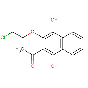 88770-49-4  Ethanone, 1-[3-(2-chloroethoxy)-1,4-dihydroxy-2-naphthalenyl]-