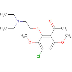 88771-51-1  Ethanone, 1-[4-chloro-2-[2-(diethylamino)ethoxy]-3,6-dimethoxyphenyl]-