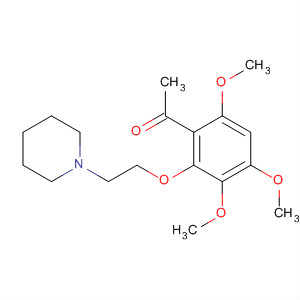 88772-41-2  Ethanone, 1-[3,4,6-trimethoxy-2-[2-(1-piperidinyl)ethoxy]phenyl]-