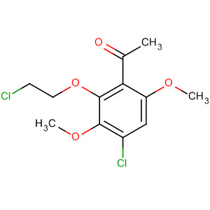 88772-80-9  Ethanone, 1-[4-chloro-2-(2-chloroethoxy)-3,6-dimethoxyphenyl]-