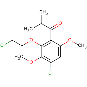 88772-91-2  1-Propanone,1-[4-chloro-2-(2-chloroethoxy)-3,6-dimethoxyphenyl]-2-methyl-