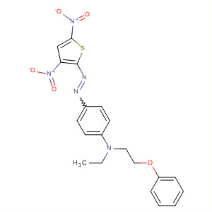 88779-63-9  Benzenamine, 4-[(3,5-dinitro-2-thienyl)azo]-N-ethyl-N-(2-phenoxyethyl)-