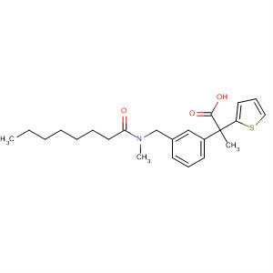 887831-67-6  2-Thiophenepropanoic acid,5-[3-[[methyl(1-oxooctyl)amino]methyl]phenyl]-