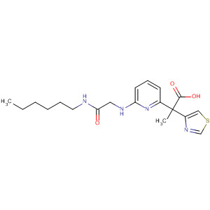 887832-22-6  4-Thiazolepropanoic acid,2-[6-[[(hexylamino)carbonyl]methylamino]-2-pyridinyl]-