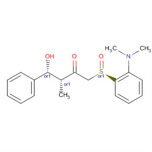 887915-32-4  2-Butanone,1-[(R)-[2-(dimethylamino)phenyl]sulfinyl]-4-hydroxy-3-methyl-4-phenyl-,(3R,4R)-rel-