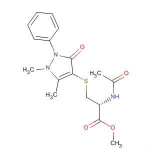 88797-04-0  L-Cysteine,N-acetyl-S-(2,3-dihydro-1,5-dimethyl-3-oxo-2-phenyl-1H-pyrazol-4-yl)-,methyl ester
