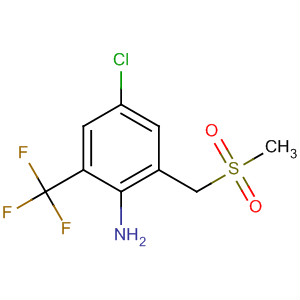 88798-21-4  Benzenamine, 4-chloro-2-[(methylsulfonyl)methyl]-6-(trifluoromethyl)-