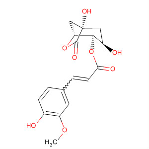 888008-64-8  2-Propenoic acid, 3-(4-hydroxy-3-methoxyphenyl)-,(1S,3R,4R,5R)-1,3-dihydroxy-7-oxo-6-oxabicyclo[3.2.1]oct-4-yl ester