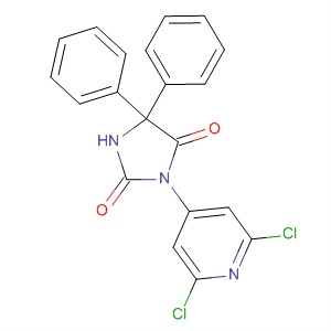 88808-71-3  2,4-Imidazolidinedione, 3-(2,6-dichloro-4-pyridinyl)-5,5-diphenyl-
