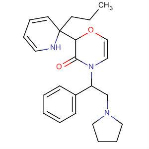 88809-55-6  2H-Pyrido[3,2-b]-1,4-oxazin-3(4H)-one,4-[1-phenyl-2-(1-pyrrolidinyl)ethyl]-2-propyl-