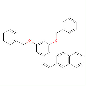 88812-22-0  Naphthalene, 2-[2-[3,5-bis(phenylmethoxy)phenyl]ethenyl]-, (Z)-