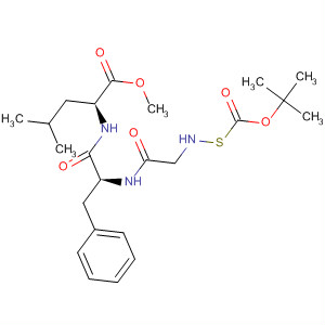 88815-98-9  L-Leucine,N-[N-[N-[(1,1-dimethylethoxy)carbonyl]thioglycyl]-L-phenylalanyl]-, methylester