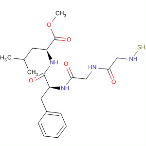 88816-04-0  L-Leucine, N-[N-[N-(thioglycyl)glycyl]-L-phenylalanyl]-, methyl ester