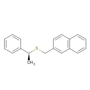 88824-46-8  Naphthalene, 2-[[(1-phenylethyl)thio]methyl]-, (S)-