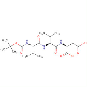 88826-00-0  L-Aspartic acid, N-[N-[N-[(1,1-dimethylethoxy)carbonyl]-L-valyl]-L-valyl]-