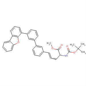 888330-97-0  4-Pentenoic acid,5-[3'-(4-dibenzofuranyl)[1,1'-biphenyl]-3-yl]-2-[[(1,1-dimethylethoxy)carbonyl]amino]-, methyl ester, (2S)-