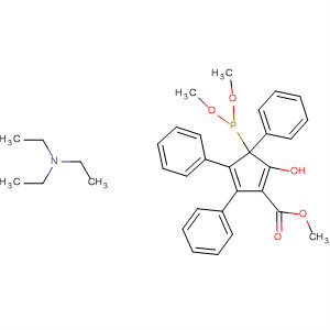 88834-41-7  1,4-Cyclopentadiene-1-carboxylic acid,3-(dimethoxyphosphinyl)-2-hydroxy-3,4,5-triphenyl-, methyl ester,compd. with N,N-diethylethanamine (1:1)