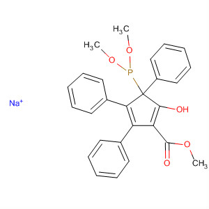 88834-42-8  1,4-Cyclopentadiene-1-carboxylic acid,3-(dimethoxyphosphinyl)-2-hydroxy-3,4,5-triphenyl-, methyl ester,sodium salt