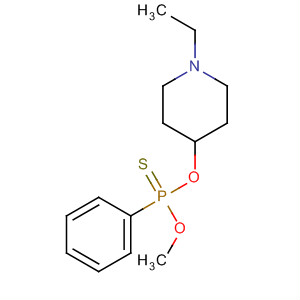 88847-56-7  Phosphonothioic acid, phenyl-, O-(1-ethyl-4-piperidinyl) O-methyl ester