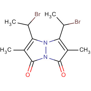 88848-55-9  1H,7H-Pyrazolo[1,2-a]pyrazole-1,7-dione,3,5-bis(1-bromoethyl)-2,6-dimethyl-