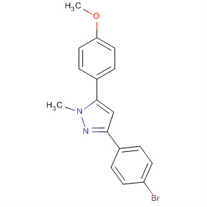 888482-86-8  1H-Pyrazole, 3-(4-bromophenyl)-5-(4-methoxyphenyl)-1-methyl-