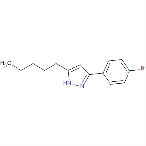 888482-88-0  1H-Pyrazole, 3-(4-bromophenyl)-5-pentyl-