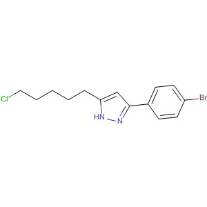 888482-89-1  1H-Pyrazole, 3-(4-bromophenyl)-5-(5-chloropentyl)-