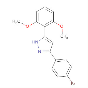 888482-92-6  1H-Pyrazole, 3-(4-bromophenyl)-5-(2,6-dimethoxyphenyl)-