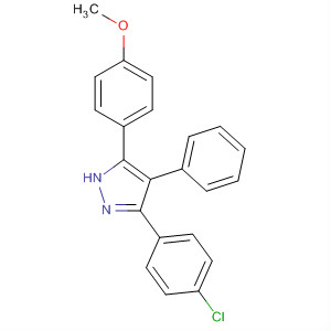 888482-94-8  1H-Pyrazole, 3-(4-chlorophenyl)-5-(4-methoxyphenyl)-4-phenyl-