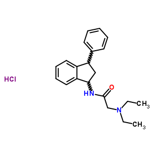 72336-01-7  N~2~,N~2~-diethyl-N-(3-phenyl-2,3-dihydro-1H-inden-1-yl)glycinamide hydrochloride