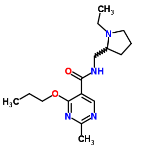 72412-07-8  N-[(1-ethylpyrrolidin-2-yl)methyl]-2-methyl-4-propoxypyrimidine-5-carboxamide