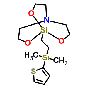 72517-65-8  1-{2-[dimethyl(thiophen-2-yl)silyl]ethyl}-2,8,9-trioxa-5-aza-1-silabicyclo[3.3.3]undecane
