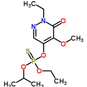 72538-10-4  O-ethyl O-(1-ethyl-5-methoxy-6-oxo-1,6-dihydropyridazin-4-yl) O-(1-methylethyl) thiophosphate