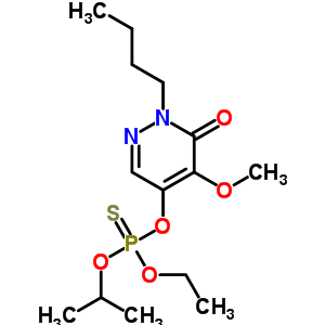 72538-13-7  O-(1-butyl-5-methoxy-6-oxo-1,6-dihydropyridazin-4-yl) O-ethyl O-(1-methylethyl) thiophosphate