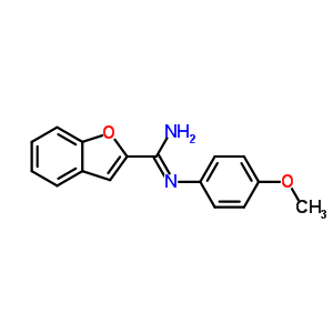 72600-34-1  N'-(4-methoxyphenyl)-1-benzofuran-2-carboximidamide