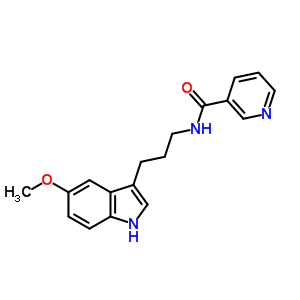 72612-09-0  N-[3-(5-methoxy-1H-indol-3-yl)propyl]pyridine-3-carboxamide