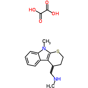 73424-75-6  N-methyl-1-(9-methyl-2,3,4,9-tetrahydrothiopyrano[2,3-b]indol-4-yl)methanamine ethanedioate