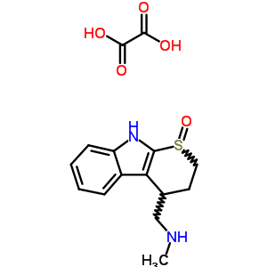 73424-88-1  N-methyl-1-(1-oxido-2,3,4,9-tetrahydrothiopyrano[2,3-b]indol-4-yl)methanamine ethanedioate