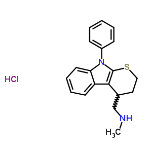 73426-02-5  N-methyl-1-(9-phenyl-2,3,4,9-tetrahydrothiopyrano[2,3-b]indol-4-yl)methanamine hydrochloride