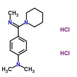 73461-50-4  N,N-dimethyl-4-[(Z)-(methylimino)(piperidin-1-yl)methyl]aniline dihydrochloride