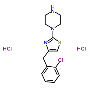 73553-63-6  1-[4-(2-chlorobenzyl)-1,3-thiazol-2-yl]piperazine dihydrochloride