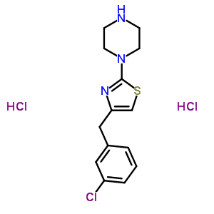 73553-64-7  1-[4-(3-chlorobenzyl)-1,3-thiazol-2-yl]piperazine dihydrochloride