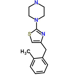 73553-66-9  1-[4-(2-methylbenzyl)-1,3-thiazol-2-yl]piperazine
