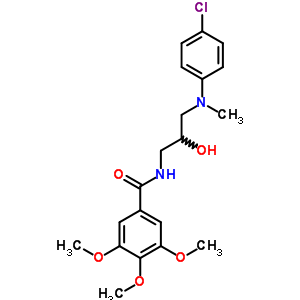 73571-91-2  N-{3-[(4-chlorophenyl)(methyl)amino]-2-hydroxypropyl}-3,4,5-trimethoxybenzamide