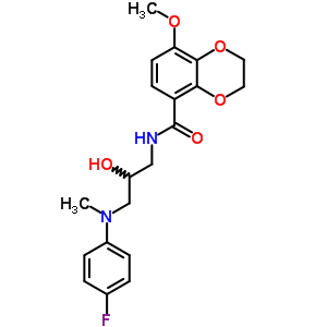 73584-17-5  N-{3-[(4-fluorophenyl)(methyl)amino]-2-hydroxypropyl}-8-methoxy-2,3-dihydro-1,4-benzodioxine-5-carboxamide