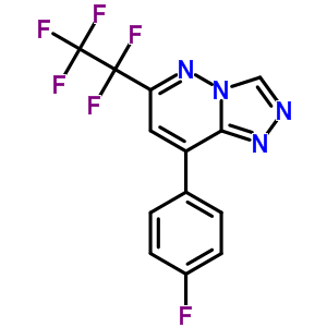 73673-81-1  8-(4-fluorophenyl)-6-(pentafluoroethyl)[1,2,4]triazolo[4,3-b]pyridazine