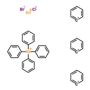 73746-35-7  stannic; benzene; tetraphenylstibonium; bromide; chloride